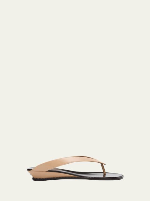 Giuseppe Zanotti 25mm Amelia Leather Thong Sandals
