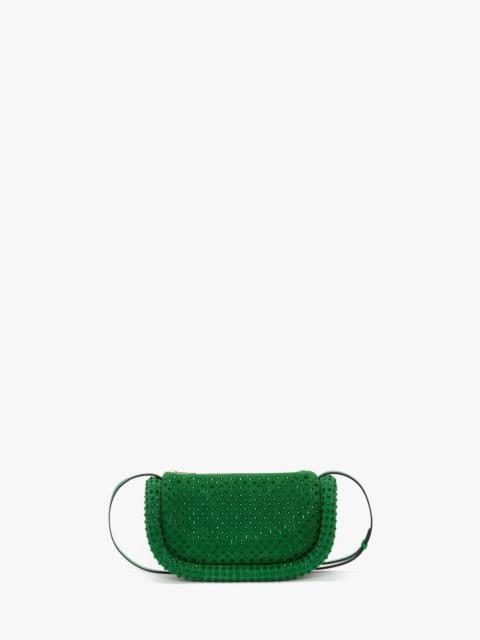 JW Anderson BUMPER-12 LEATHER CROSSBODY BAG WITH CRYSTAL