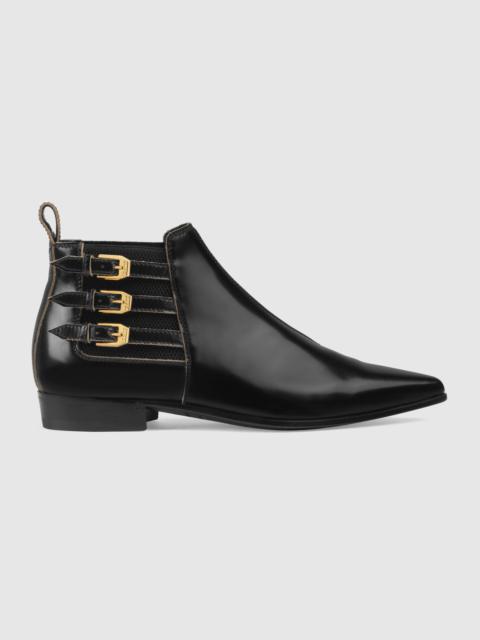 Women's leather ankle boot