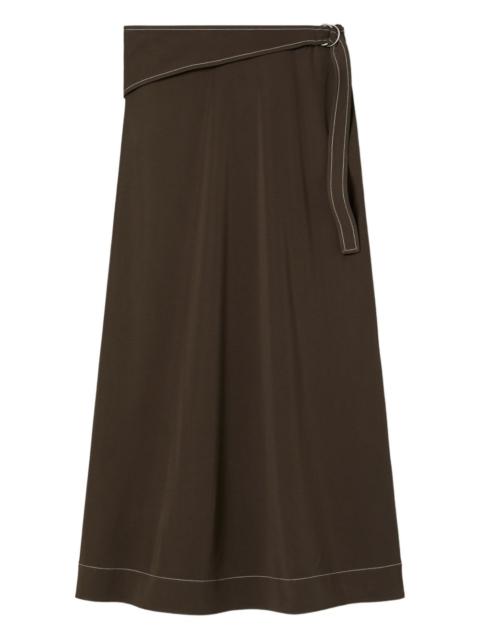 TORY BURCH belted jersey skirt