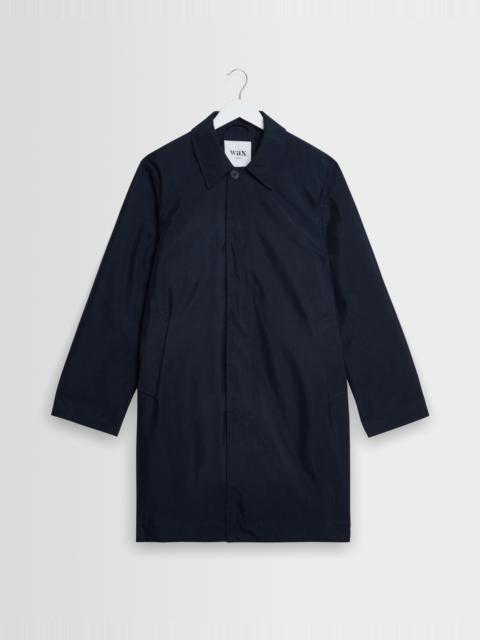 Wax London Navarino - Dark Navy Water Repellent Twill Mac