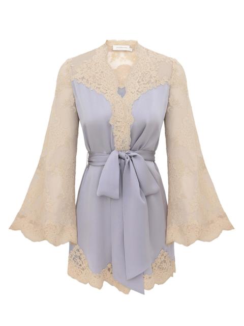 Zimmermann LUNA SATIN WRAP TOP