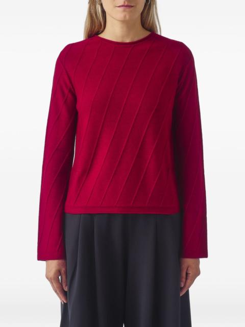 Max Mara Giochi diagonal-ribbed sweater