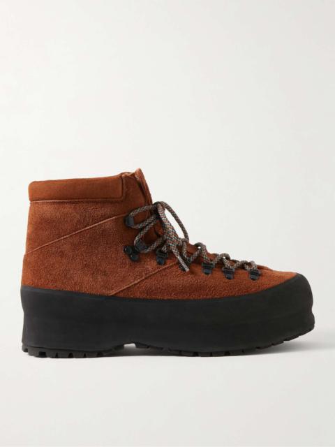 + Throwing Fits Rosset Rubber-Trimmed Suede Boots