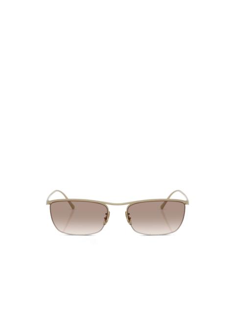 Oliver Peoples rectangle-frame sunglasses