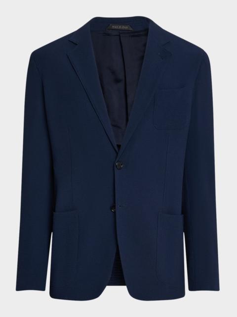 GIORGIO ARMANI Men's Upton Seersucker Sport Coat