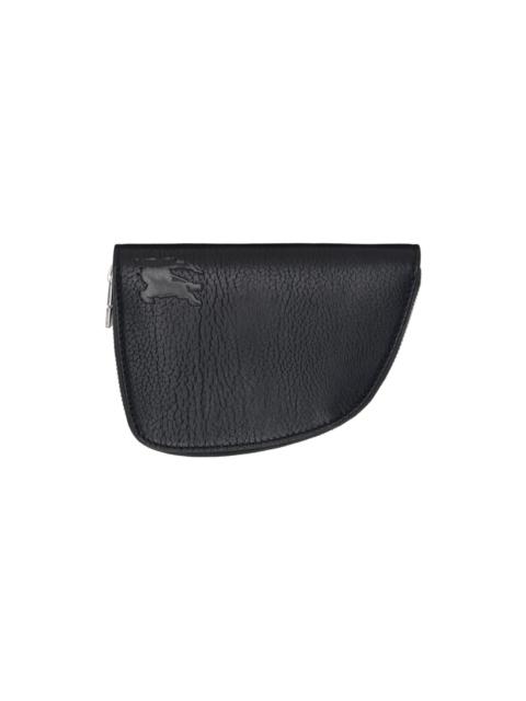Burberry Black Medium Shield Zip Wallet