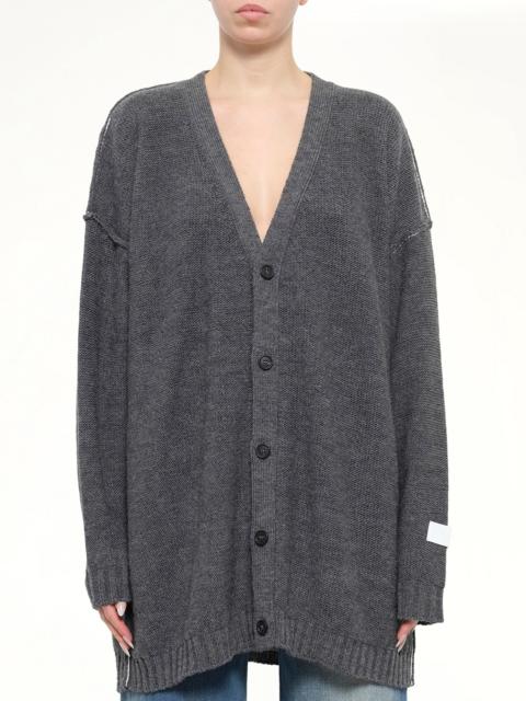 MM6 Maison Margiela Cardigan in Grey melange