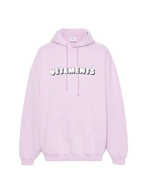 VETEMENTS logo-print hoodie