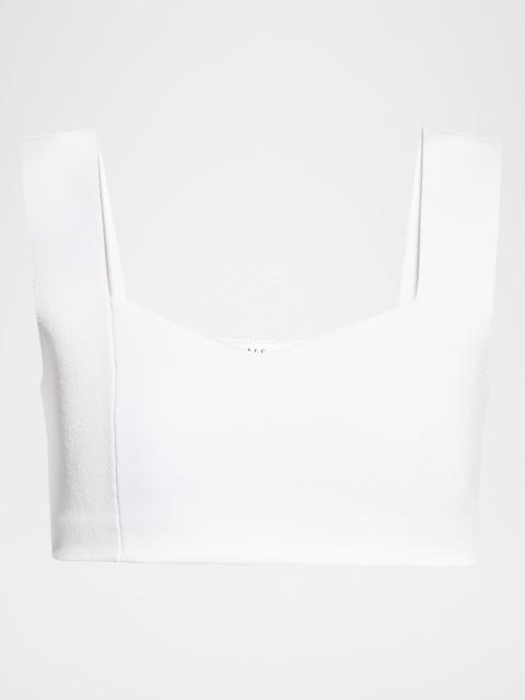 A.L.C. Jordana Seamed Cropped Bra Top