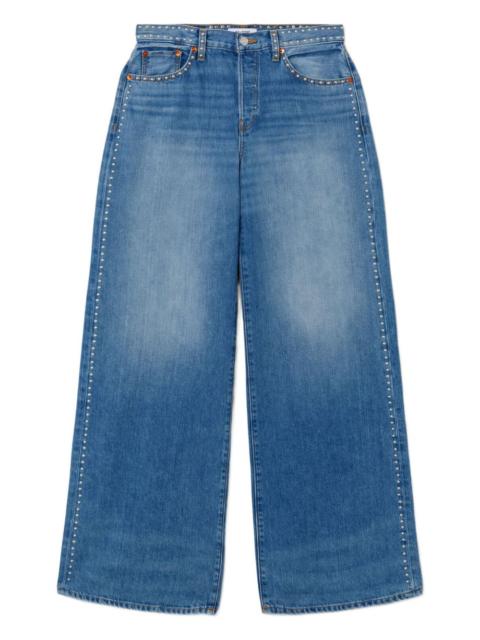 RE/DONE Minerva stud-embellished jeans