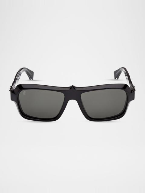 Christian Louboutin Our Georges LB0027 56mm Rectangular Sunglasses
