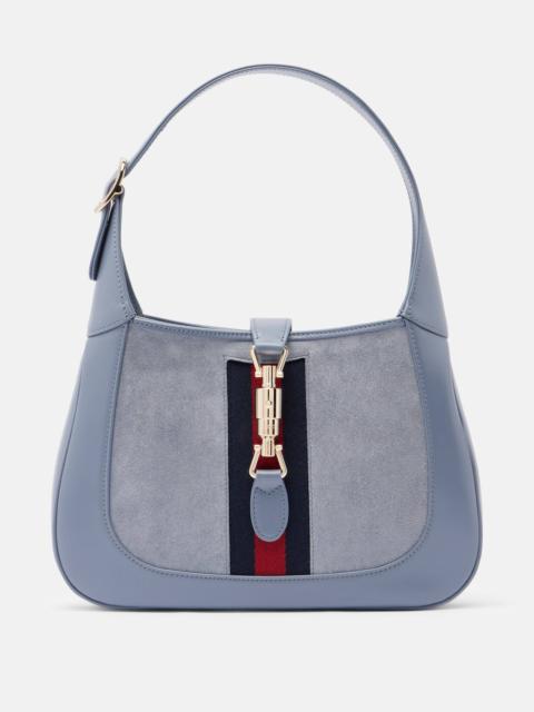 GUCCI Jackie 1961 Medium suede and leather tote bag
