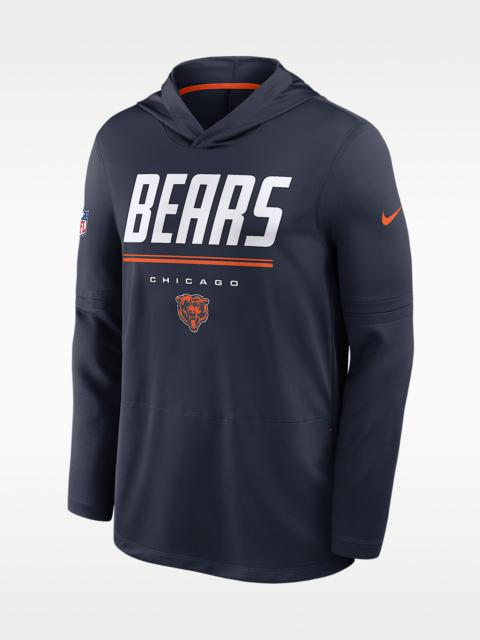 Nike Chicago Bears Sideline Men's Nike Dri-FIT NFL Long-Sleeve Hooded Top