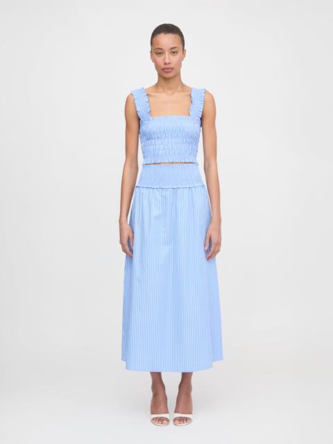 Hill House Home The Delphine Nap Skirt - Blue Stripe