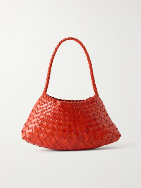 DRAGON DIFFUSION Rosanna Mini Woven Leather Shoulder Bag