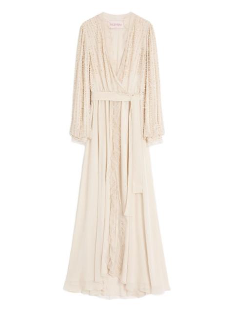 Valentino georgette long dress