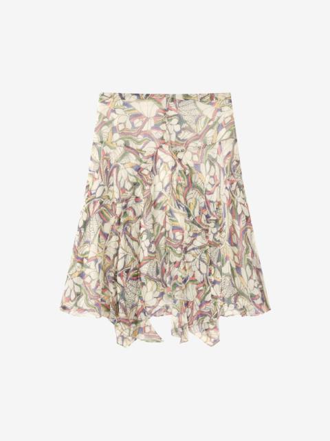 LIENAE SILK SKIRT