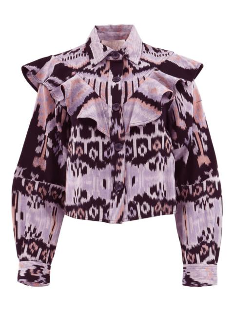ULLA JOHNSON Mathilde ruffle-trimmed blouse