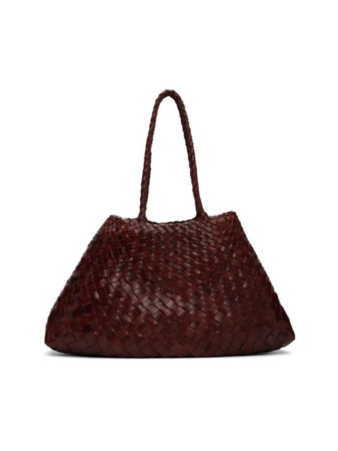 DRAGON DIFFUSION Burgundy Santa Croce Big Tote