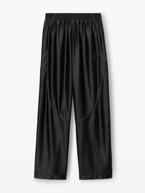 Alexander Wang TRACK PANTS IN SATIN FAILLE JERSEY