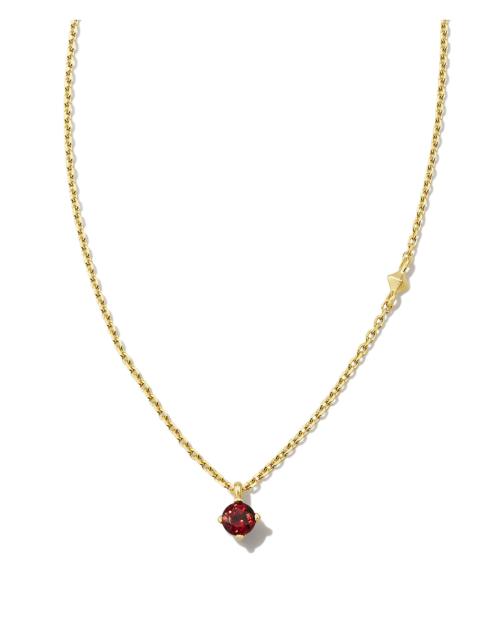 KENDRA SCOTT Maisie 18k Gold Vermeil January Pendant Necklace