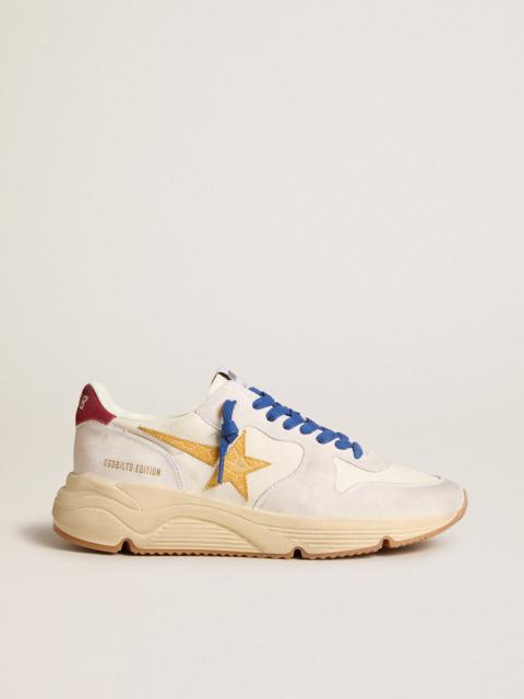 Running Sole LTD in nappa with leather star and suede heel tab