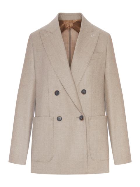 Max Mara CASHMERE FOULÉ BLAZER