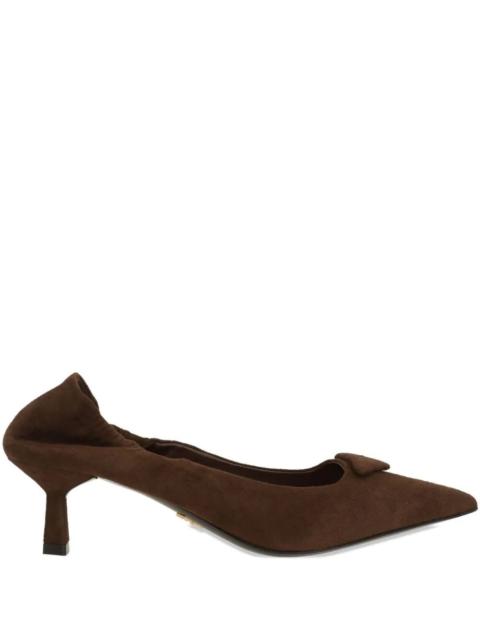 Prada SUEDE PUMPS WITH ELASTIC AT THE BACK