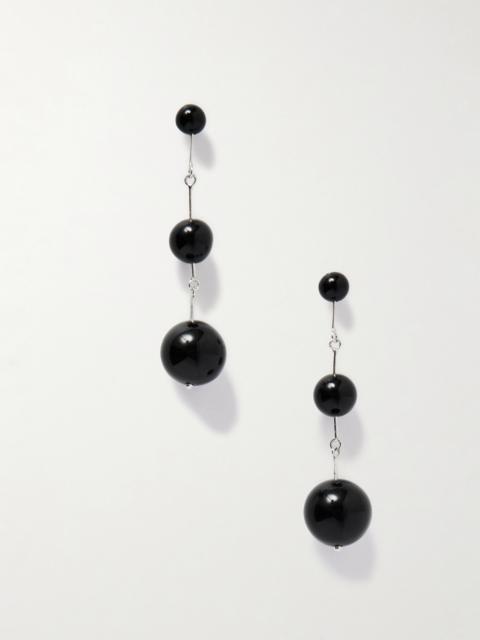 Sophie Buhai Olive Silver Onyx Earrings