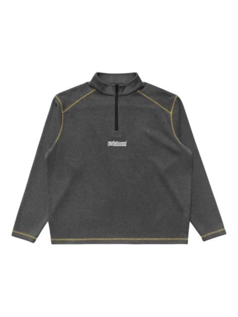 Metalwood Studio logo zip sweatshirt