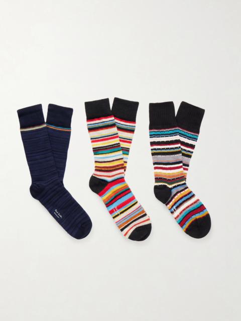 Paul Smith Three-Pack Cotton Socks