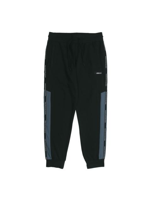 adidas neo M Ss Tp 1 Splicing Sports Pants Black FN6533