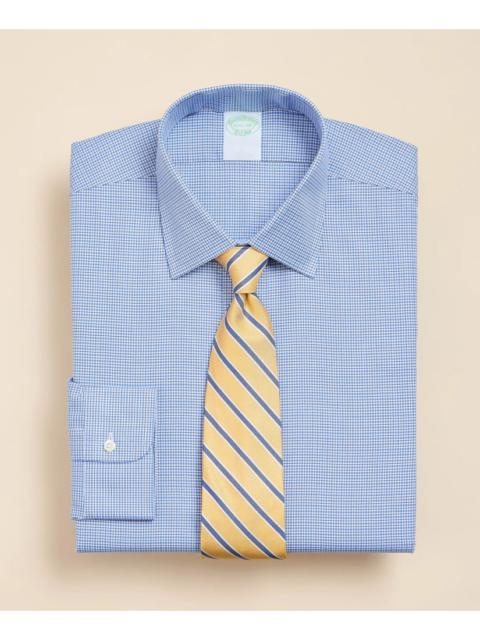 Brooks Brothers Brooks Brothers Explorer Collection Non-Iron Twill Ainsley Collar, Mini Check Dress Shirt