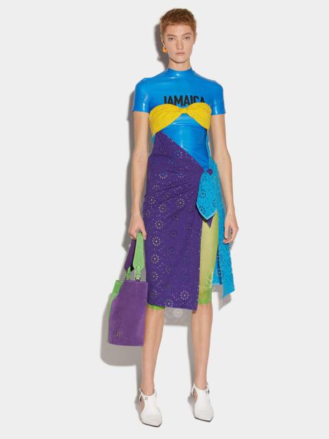 DSQUARED2 WRAP MINI DRESS