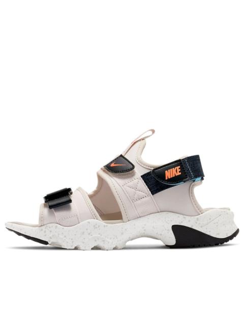 (WMNS) Nike Outdoor Open Toe Sports Sandals Beige 'Desert Sand Lagoon Pulse Black' CV5515-004