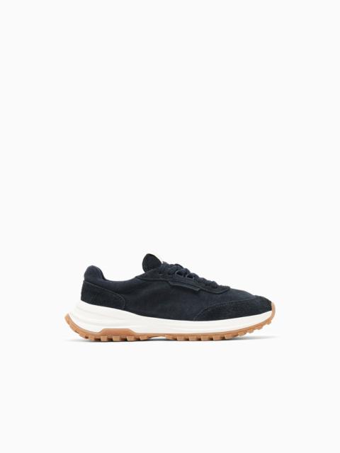 EMPORIO ARMANI EAGLE CLUB CAPSULE COLLECTION SUEDE SNEAKERS