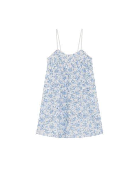 Cou Cou The Babydoll: Cotton Voile Toile De Jouy