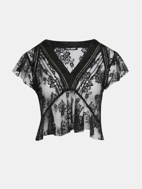 STEVE MADDEN LEYLA TOP BLACK