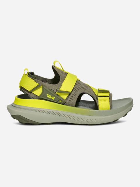 Teva Men's Aventrail Trail Running Sandal in Deep Lichen Green/Sulphur Springs