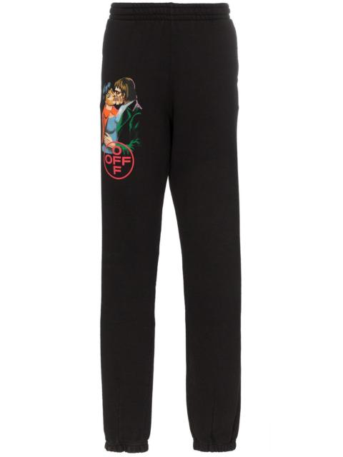 Off-White kiss cotton sweatpants