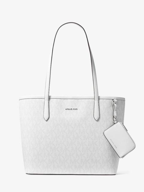 MICHAEL KORS Jet Set Large Signature Logo Tote Bag