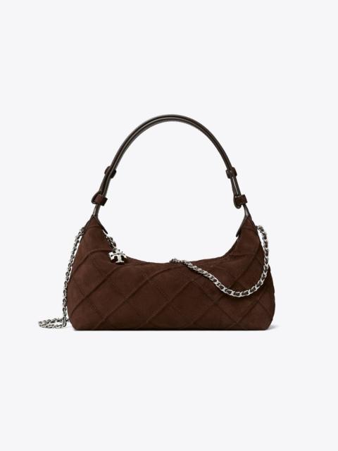 TORY BURCH Fleming Suede Pochette