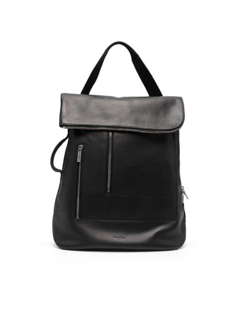 Rick Owens Cargo grained-leather backpack