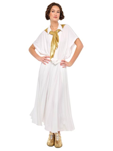 NORMA KAMALI OVERSIZED SLEEVELESS NK FLARED DRESS