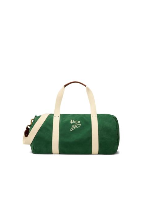 Polo Ralph Lauren embroidered canvas duffle bag