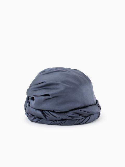 GIORGIO ARMANI SILK SATIN HAT