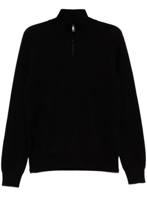 Brioni half-zip jumper