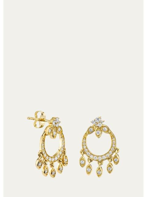 SYDNEY EVAN 14K Gold & 0.626 TCW Diamond Marquise Chandelier Earrings