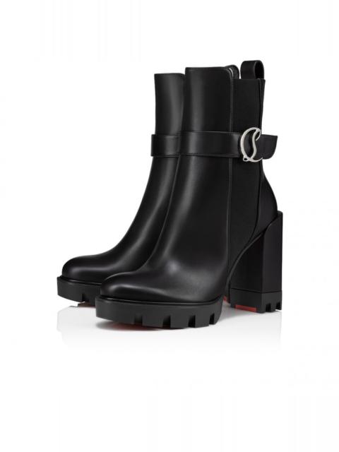 Christian Louboutin Turelastic Leather Ankle Boots 55 - Black - 38.5